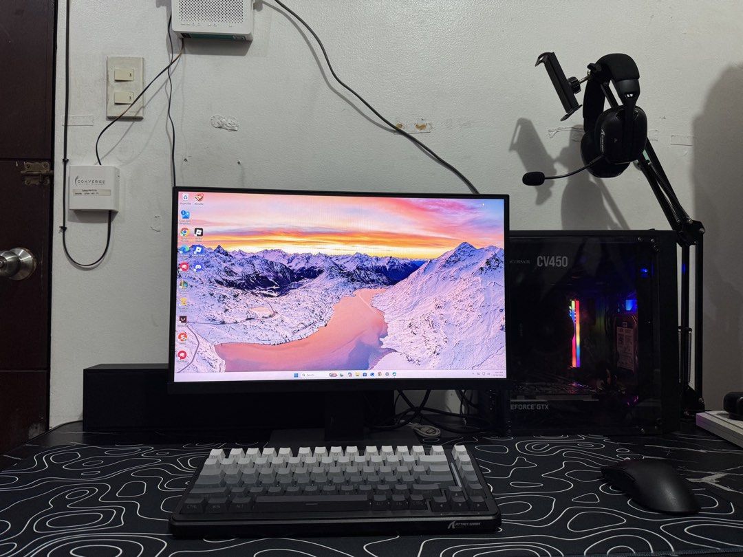 Ryzen 5 5600g Gaming Unit (Category: Desktops) located in Manila. Submitted by declutterfrags (Listing ID 1469495587, Image 1). Description: For sale: Gaming Unit Ryzen 5 5600g A520M-A PRO1 motherboard NVIDIA GeForce GTX 1650 4GB Gigabyte Aorus 16GB (2x8) 3600mhz ram 256GB Apacer AS350 Panther 2.5” SATA III SSD 1TB Western Digital HDD Corsair CV450 Psu INPLAY Case Koorui 75hz Monitor Months old (Bought January) Peripherals Not Included. Price: 27