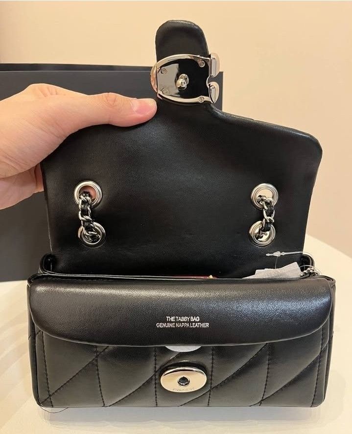 SALE - COACH TABBY 20 QUILTED (Category: Cross-body Bags) located in Pasig City. Submitted by titalana2011991 (Listing ID 1469394007, Image 3). Description: BRANDNEW/ ORIGINAL COMPLETE INCLUSIONS ACTUAL PHOTO DELIVERY via LALAMOVE.