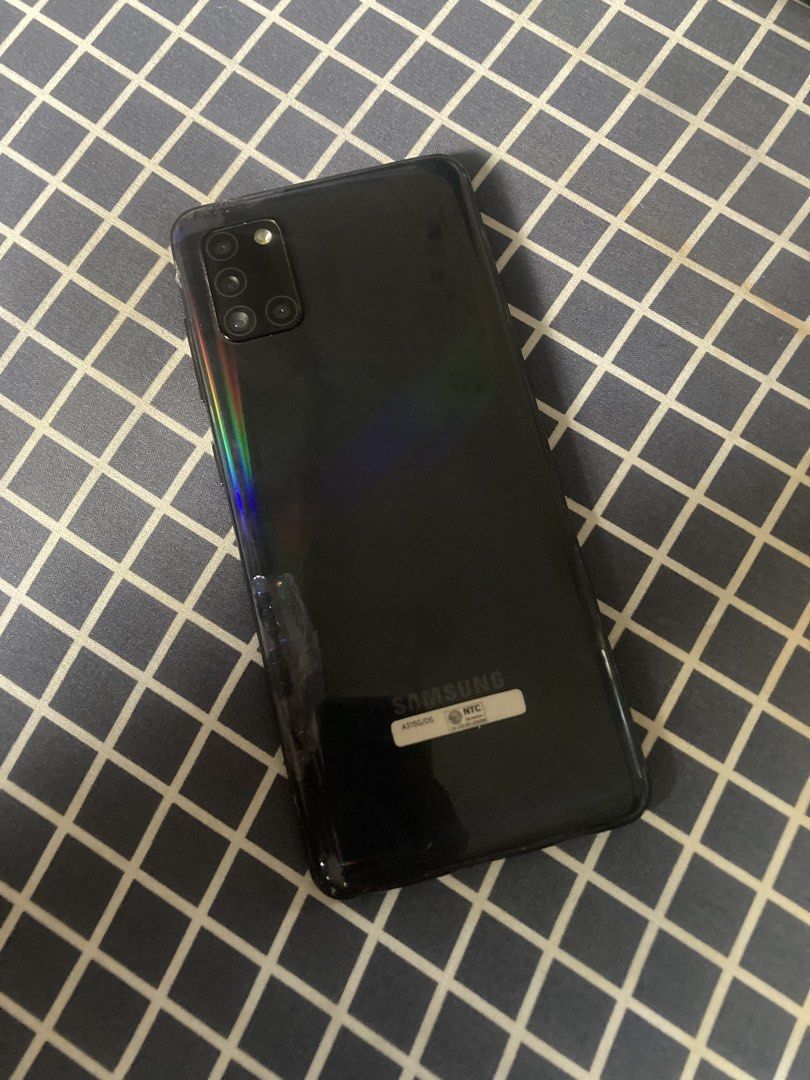 Samsung a31 (Category: Samsung) located in Manila. Submitted by kahliltanj75932 (Listing ID 1469444369, Image 2). Description: samsung a31 128/6 ntc approve issue back scratch .