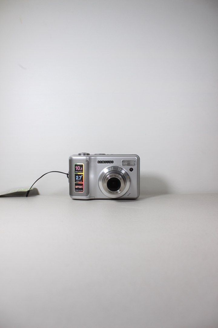 Samsung S1030 10.1 MP Digital Camera (Category: Cameras) located in Tarlac. Submitted by thecouclub (Listing ID 1469494808, Image 3). Description: Samsung S1030 10.1 MP Digital Camera ♡ ̆̈ CCD sensor ♡ ̆̈ built-in flash working ♡ ̆̈ movie mode with sound ♡ ̆̈ ASR digital image stabilization ♡ ̆̈ face detection ♡ ̆̈ scene modes ♡ ̆̈ color modes ♡ ̆̈ photo frames ♡ ̆̈ face detection ♡ ̆̈ 3x optical zoom ♡ ̆̈ digital zoom ♡ ̆̈ date imprint ♡ ̆̈ 2.7”