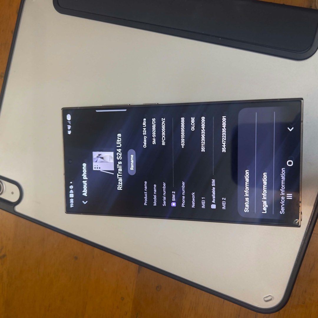 Samsung Galaxy S24 Ultra 128gb (Category: Samsung) located in Antipolo. Submitted by blessed.aacmc (Listing ID 1469512356, Image 3). Description: Samsung Galaxy S24 Ultra 128gb sligjtly used. Good condition .
