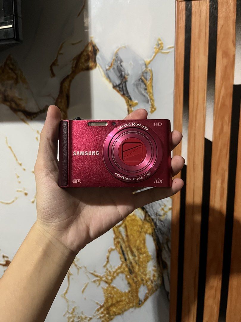 SAMSUNG ST200F WIFI (Category: Cameras) located in Paranaque City. Submitted by digitalcamera_aki (Listing ID 1469495895, Image 1). Description: wifi use unit battery sdcard straps pouch no refund no return.