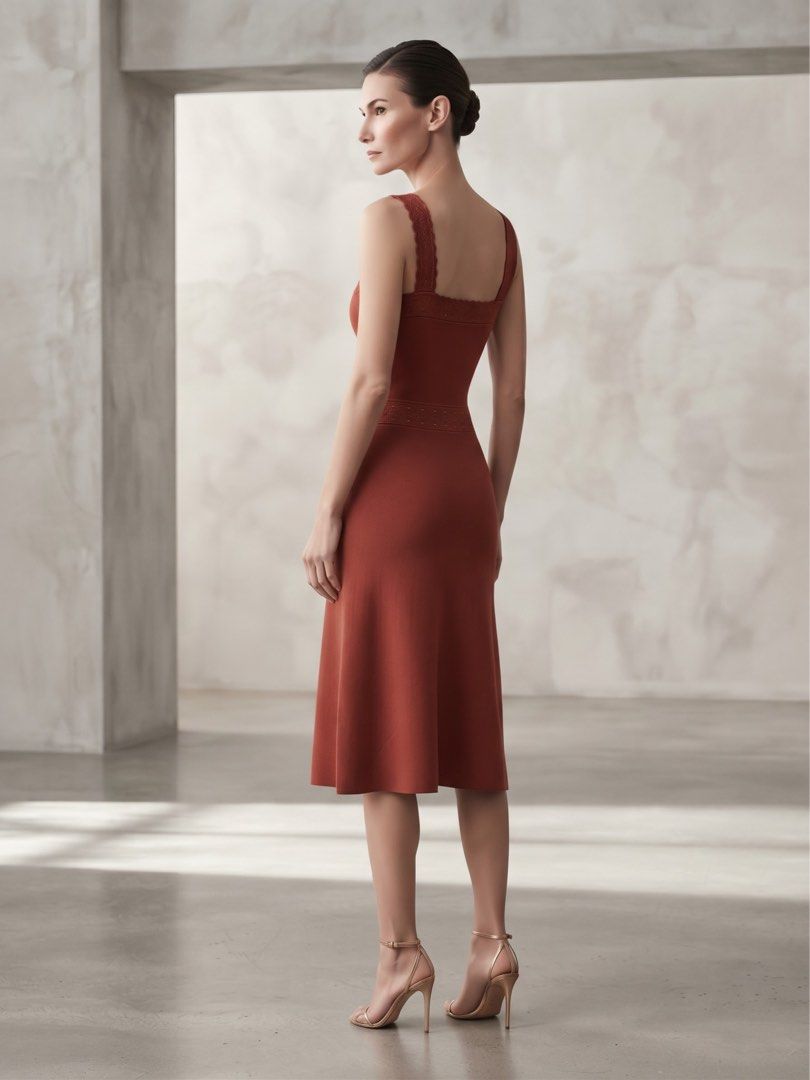 SANDRO “ALYSON” KNIT POINTELLE DRESS (Category: Dresses) located in Pasig City. Submitted by vetementsdemanila (Listing ID 1469449373, Image 3). Description: SANDRO “ALYSON” KNIT POINTELLE DRESS New with tags Size: 38 Bust: 32 inches Waist: 28 inches Length: 41 inches P2350 PLUS SHIPPING.