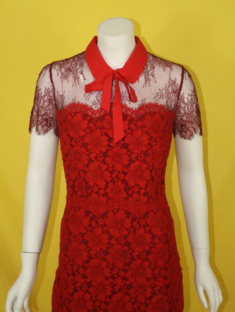 SANDRO LACE DRSS (Category: Dresses) located in Cebu City. Submitted by sinina.station (Listing ID 1469403618, Image 3). Description: Size 2 Brand new 100% polyamide with lining estimated measurement, laid flat: armpit - 16.5" length - 36" .