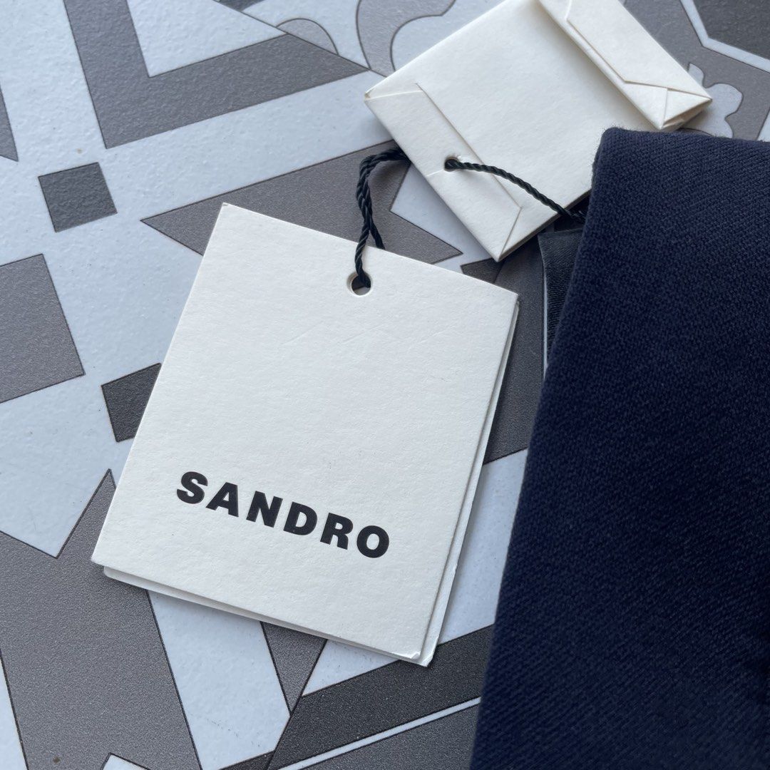 Sandro Trousers (Category: Luxury Apparel) located in Santo Tomas. Submitted by denev17 (Listing ID 1469468164, Image 3). Description: Sandro Trousers Size 26-30 Length 38 Hem 7 Brandnew.