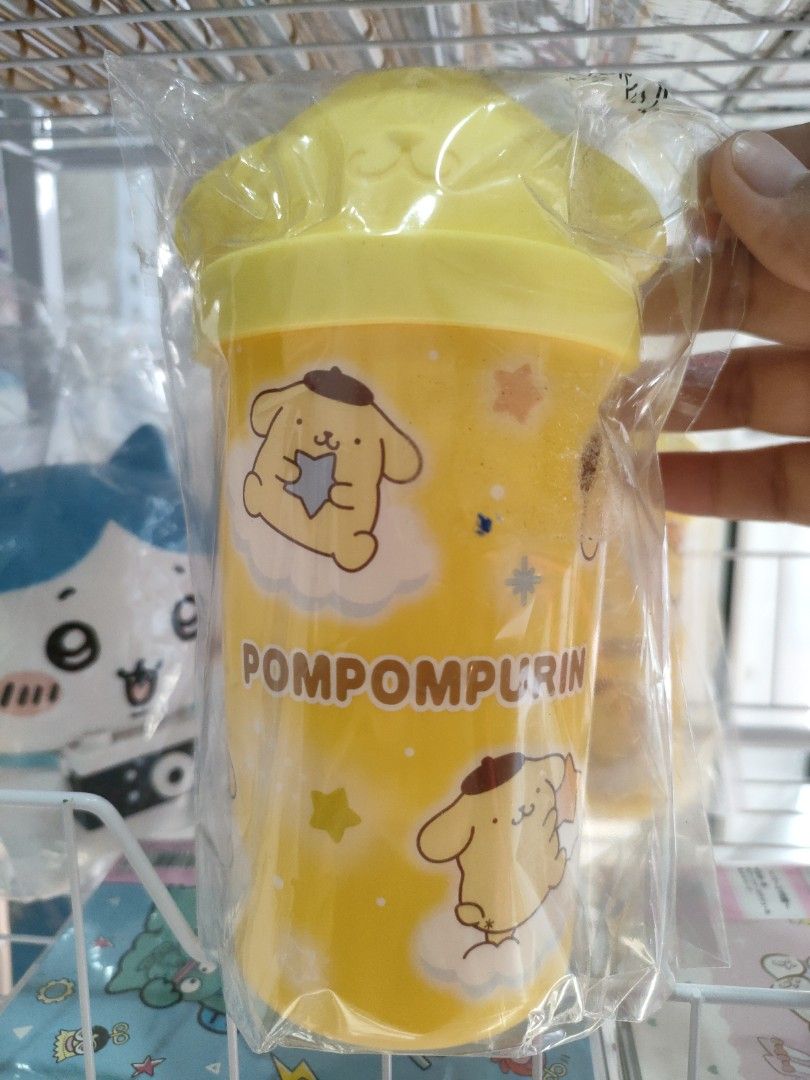 Sanrio Water Bottle 350ml (Category: Water Bottles & Tumblers) located in Bulacan. Submitted by hunterherojapanjdm (Listing ID 1469463081, Image 3). Description: Sanrio Water Bottle 350ml 5pcs available 1 Cinnamorol 2 Pompompurin 2 My Melody.