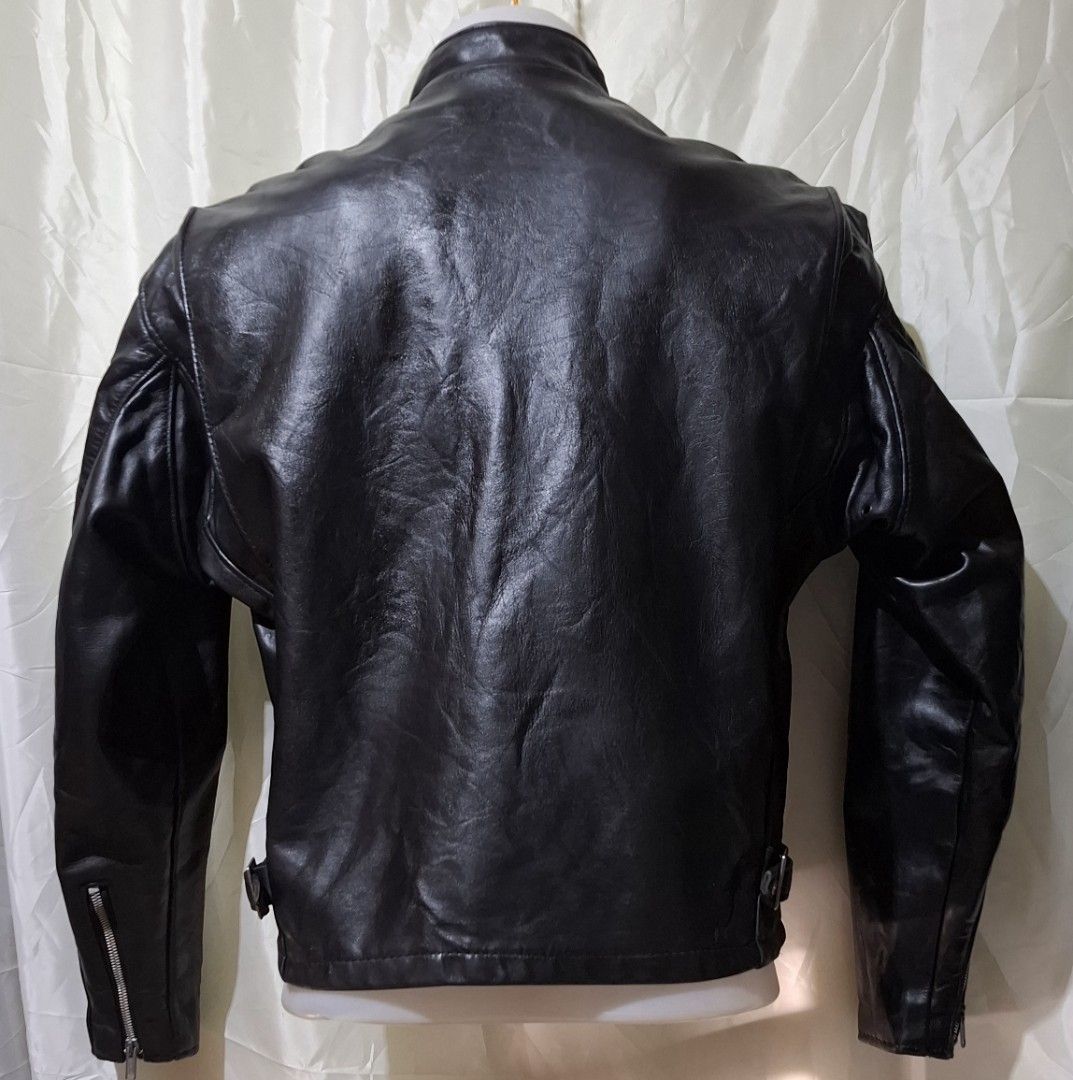 SCHOTT CAFE RACER (Category: Coats, Jackets and Outerwear) located in Baguio. Submitted by thriftrot (Listing ID 1469426010, Image 3). Description: schott 141 cafe racer missing detachable fur liner in very good condition no issue minimal sign of usage loc: baguio add shipping fee .