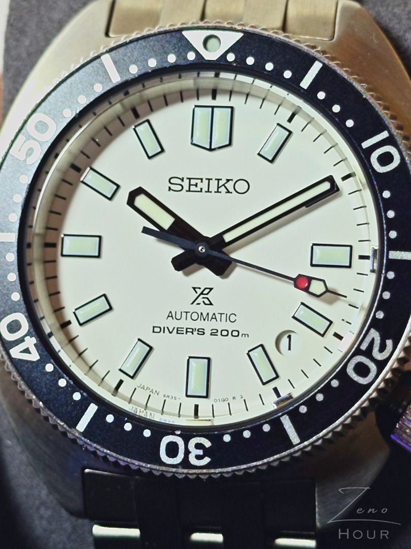 Seiko Prospex SPB313 Slim Turtle - 41mm White Dial, Full Set (Category: Men's Watches) located in San Juan City. Submitted by atla1 (Listing ID 1469415508, Image 2). Description: Seiko Prospex SPB313 "Slim Turtle" - 41mm - White Dial - 6R35 70-Hour Reserve - Ref SPB313 (6R35) - Pre Owned 9/10, Full set - Automatic 6R35, 70-hour power reserve, 200m diver - running well - Price: 47,000 Php 🔥 A modern re-interpretation of Seiko's 1968 cushion-case 