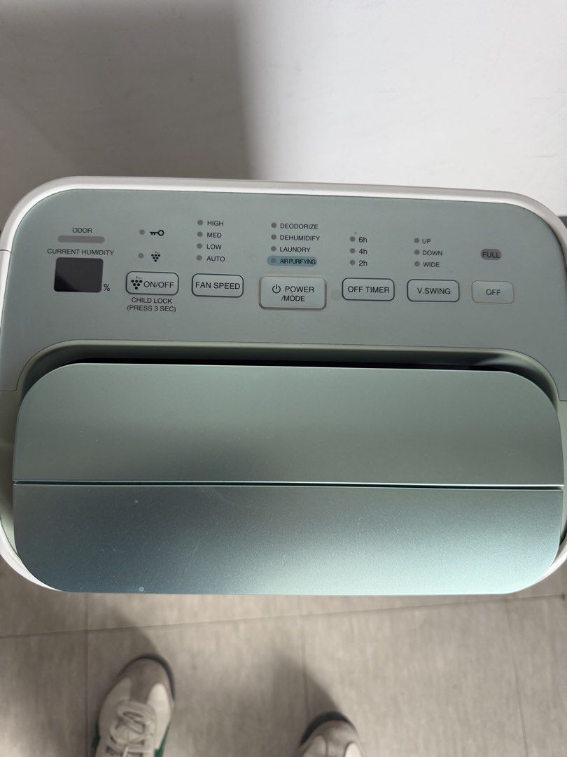 Sharp Dehumidifier (Category: Home Fragrance) located in Batangas. Submitted by lalyn29 (Listing ID 1469544109, Image 3). Description: 📣 FOR SALE: SHARP DEHUMIDIFIER Looking for an effective dehumidifier for your home, office, or room? This Sharp Dehumidifier is up for grabs! 🤍 2 units available ✨ Sharp DW-E16FP-W • Dehumidifying capacity: up to 16L/day • Rated power: 300W • Sharp Plasmacluster technology • Good working condition • Clean and we