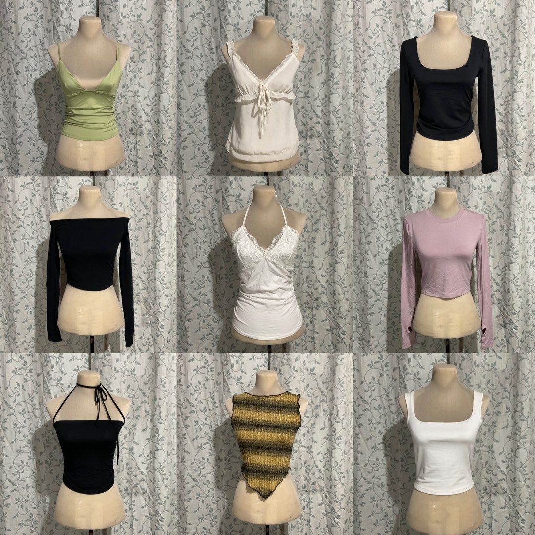 SHEIN 17 pcs Bundle Basic Casual Top Party Top Summer Top Outerwear Top (Category: Others Tops) located in Caloocan City. Submitted by de_clothur (Listing ID 1468956836, Image 2). Description: .