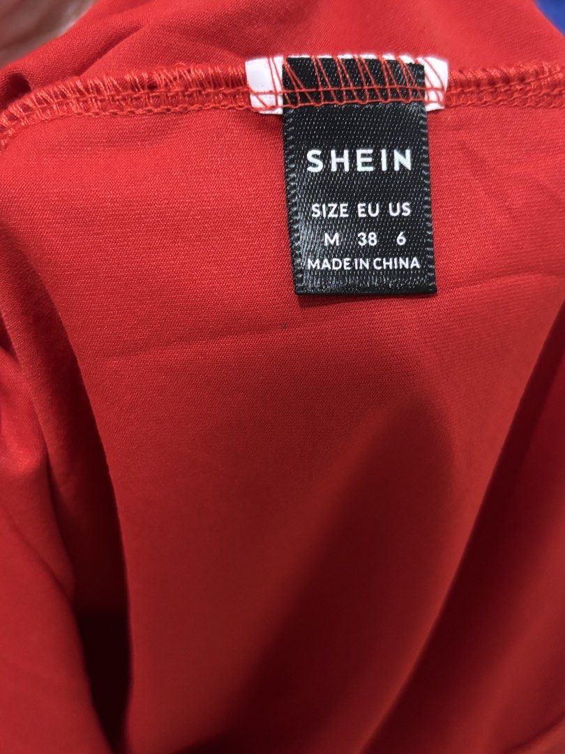 SHEIN Red Strapless Cutout Maxi Dress Size M (Category: Evening dresses & gowns) located in Santa Cruz. Submitted by zellethrifts (Listing ID 1469486621, Image 3). Description: • Bought in Shein • Brand new / unused • Fits medium to large • In excellent condition • Photos taken using mannequin only 🚚 Shipping via J&T only 📦 Shipping fee to be shouldered by buyer 💳 Mode of payment: GCash 📍 Santa Cruz, Laguna.