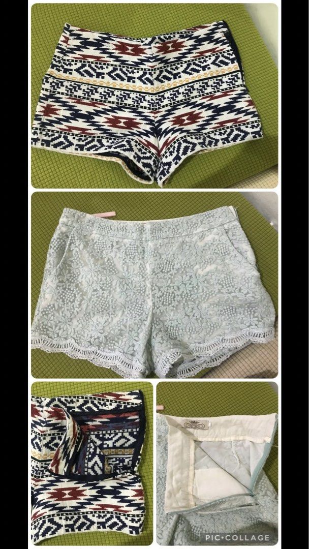 Shorts: Bundle 9pcs assorted shorts for only 350 (Category: Shorts) located in Manila. Submitted by freecat.21c0ee (Listing ID 1469419476, Image 1). Description: Bundle assorted shorts size 26-27-28 no issue. nag bawas lang po sa cabinet super dami na. murang mura na po yan mga sissy co. ☺️ no issue po ang mga item👌🏼.