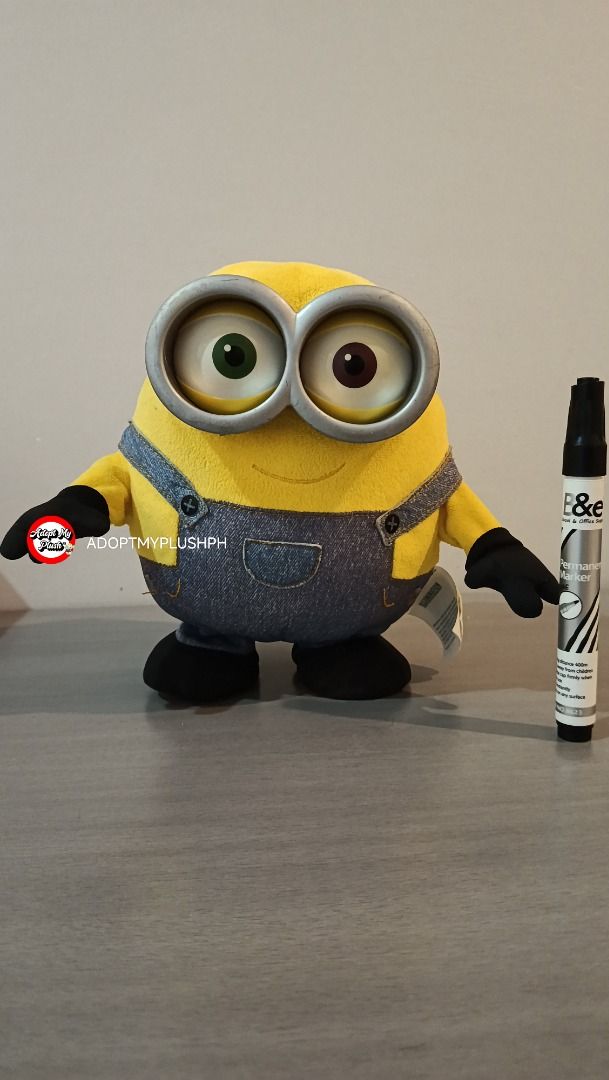 Sing 'n Dance Bob Minion Interactive Plush (Category: Interactive Toys) located in Taguig. Submitted by adopt.my.plush.ph (Listing ID 1469529577, Image 1). Description: Minions Sing 'n Dance Bob Interactive Plush Toy Released around the 2015 Minions movie By THINKWAY TOYS It responds to your voice, sings and talks with original movie audio, and moves its arms and legs to the music. Key Features • Voice & Sound: Sings, talks, and reacts to sound o