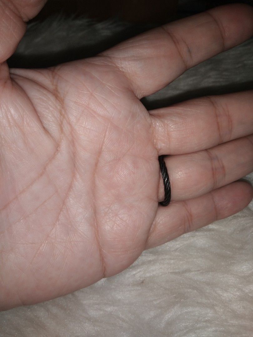 Size 8 coil ring black (Category: Rings) located in Quezon City. Submitted by eidorableshop (Listing ID 1469393869, Image 2). Description: .