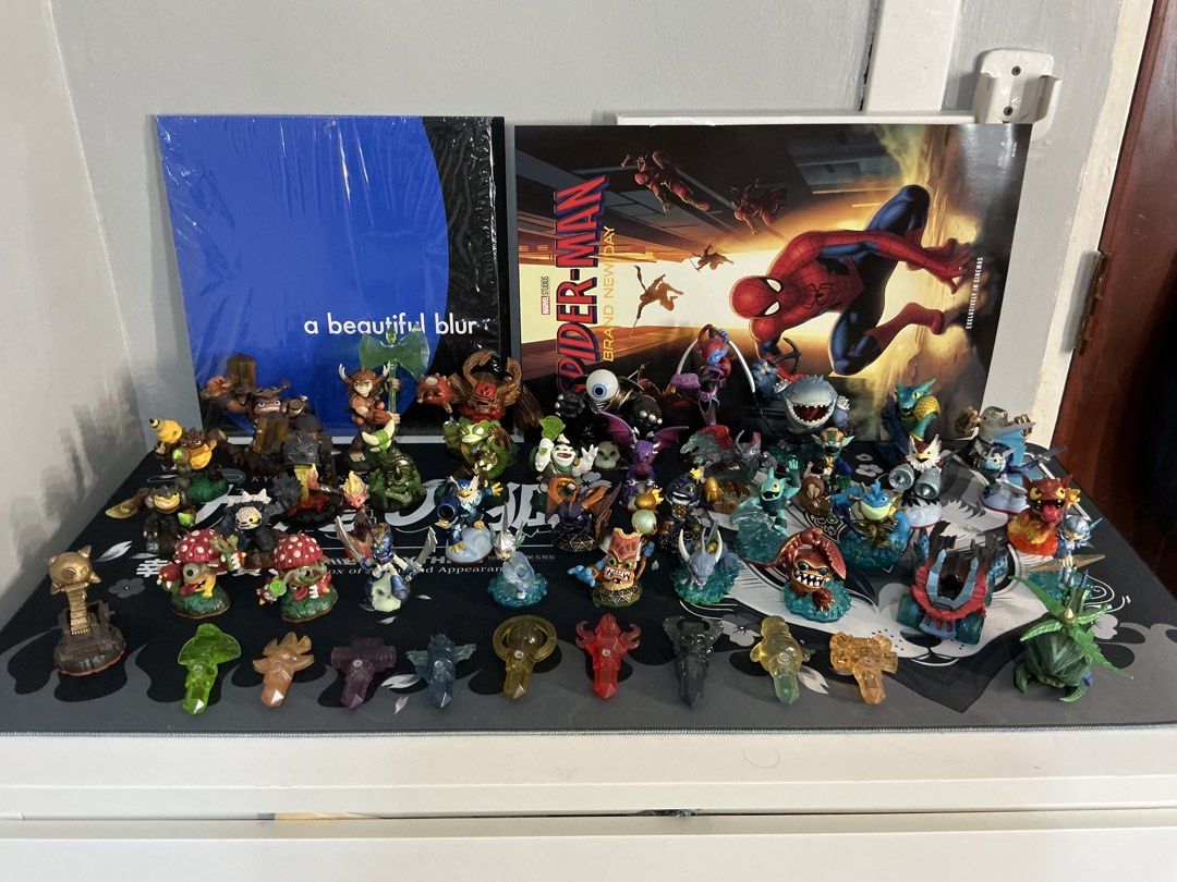 Skylanders Figures Lot with Trap Crystals and Posters (Category: Figurines & Statues) located in Abucay. Submitted by vellauren (Listing ID 1469554172, Image 1). Description: - Massive Skylanders collection including various characters, vehicles, and trap crystals - Perfect set for fans looking to expand their collection in one go - Sold as a complete lot only - Meetup/Pick up available for the whole set.