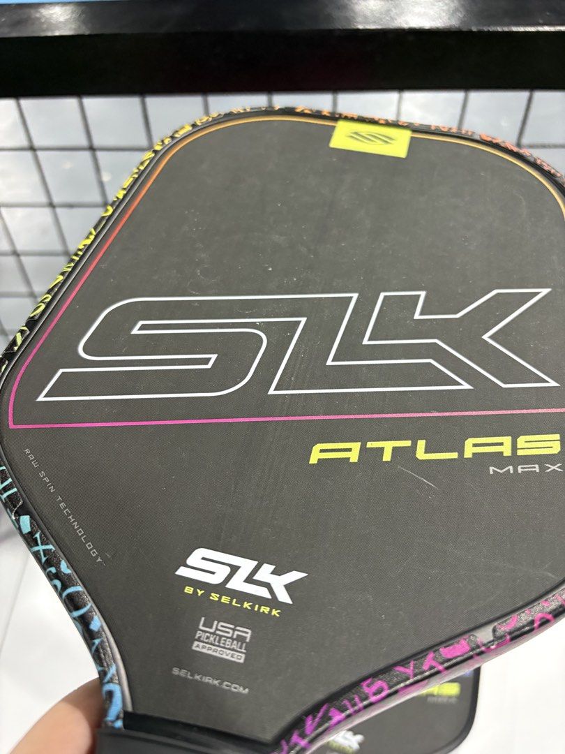 SLK Atlas Max Pickleball Paddle Bundle (Category: Racket and Ball Sports) located in Talisay. Submitted by popol0914 (Listing ID 1469411381, Image 3). Description: Selling my Selkirk Atlas Max bundle. First paddle has edge tape and overgrip. Used for 1 month only. Second paddle has no edge tape and overgrip. Used 4 times only. Only needs cleaning. No time to clean. Comes with a bag and 2 authentic Selkirk Indoor Balls. Bought from Amazon. RFS: al