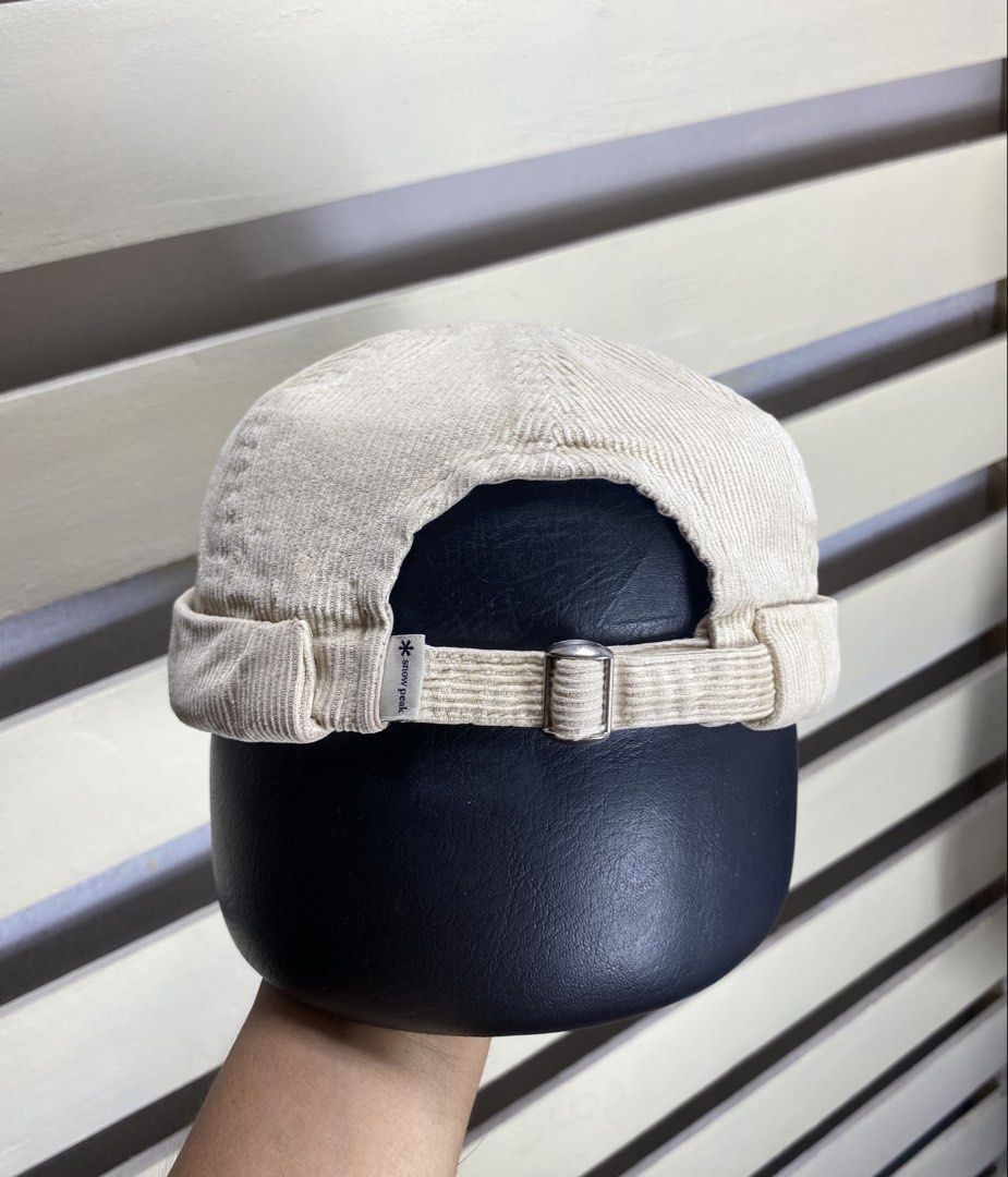 Snow Peak corduroy skull cap (Category: Caps & Hats) located in Surigao. Submitted by ricsons (Listing ID 1469499599, Image 3). Description: Excellent condition No issue 9.8/10 color rate.