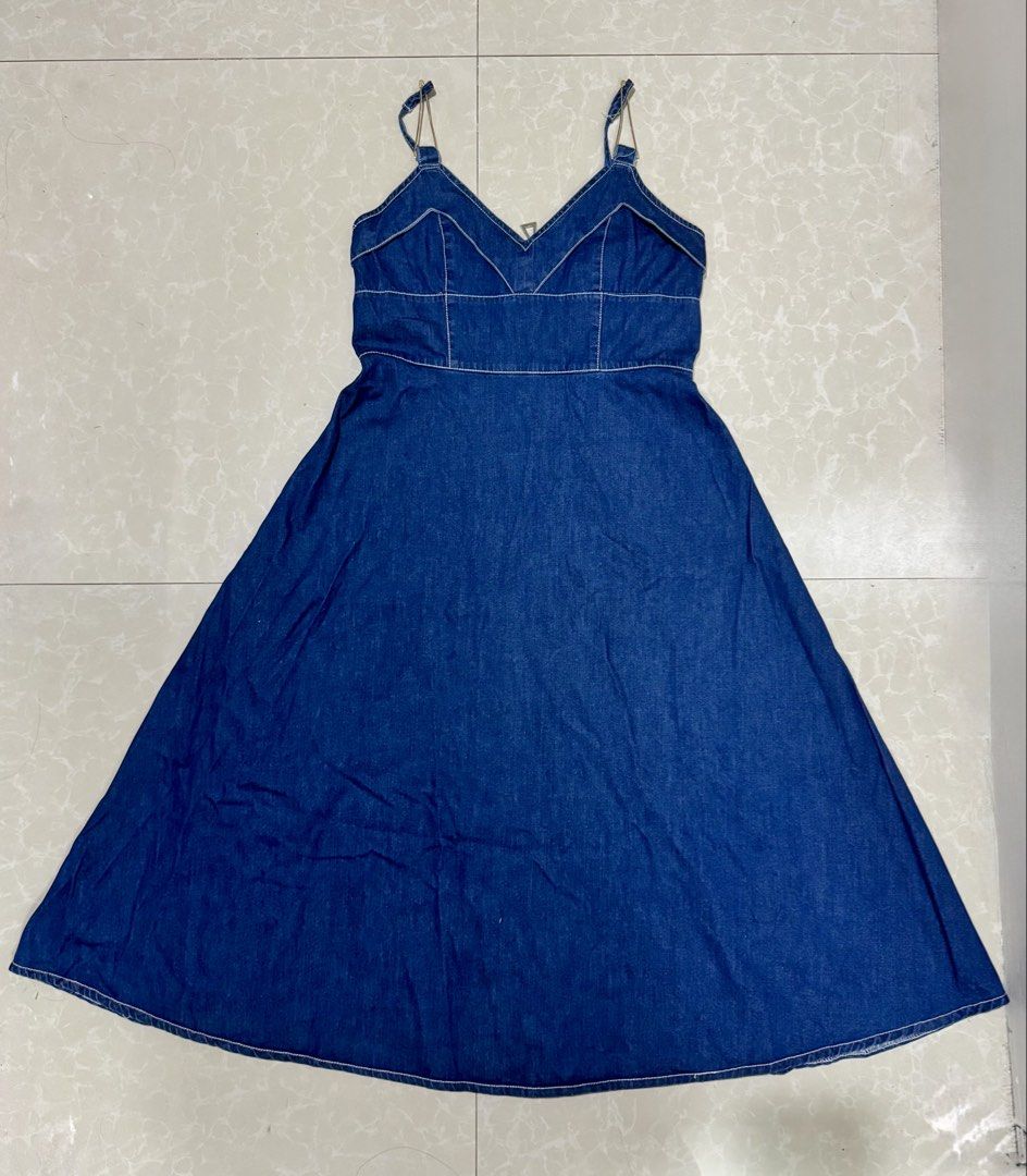 Soft Denim Blue Dress (Size S-M) (Category: Dresses) located in Cavite. Submitted by gigi3175 (Listing ID 1469503694, Image 1). Description: .