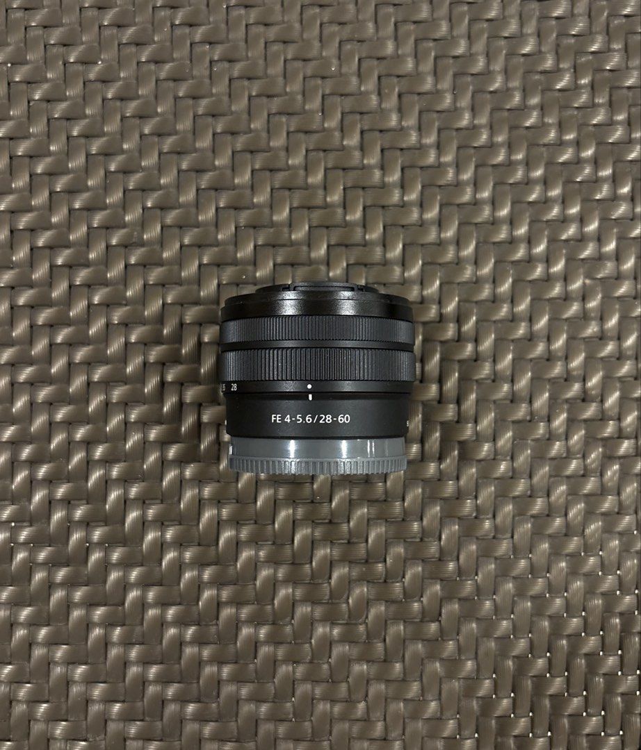 Sony 28-60mm (full frame lens) (Category: Lens & Kits) located in Manila. Submitted by leojmnz (Listing ID 1469453301, Image 1). Description: | Sony 28-60mm f/4-5.6 | E-mount | Full frame lens | | Selling for: 8k | Inclusions: • Lens bag • Lens cover (front and rear caps) Remarks: • No issues with outputs • Clean & sharp glass with responsive autofocus • No issues/fungus 🤝Meetups around metro Manila/near outside of NCR 🗣️MOP cash or Gcash.