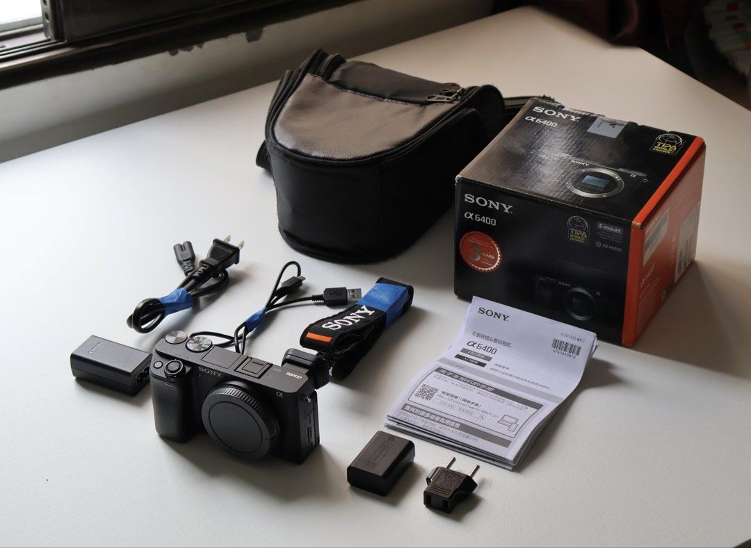 Sony A6400 (Category: Cameras) located in Manila. Submitted by cameratradingsph (Listing ID 1469405376, Image 2). Description: Sony a6400 body ₱33,100 Available • 1k+ shutter count only • Excellent condition • No issues • Stored in dry box • Local unit (Purchased from Henry’s Cameras) Inclusions: • Sony A6400 camera body • Original Sony battery • Original Sony box • Original Sony strap • Original documents • AC power adapter • Micro-USB cable • A