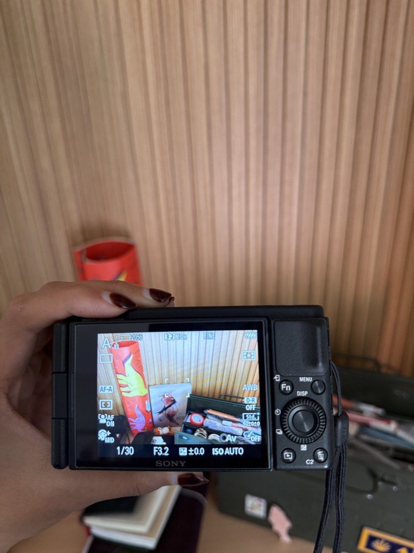 Sony ZV-1 4k Vlogging Camera + Batteries (Category: Cameras) located in Caloocan City. Submitted by ahzeile (Listing ID 1469453425, Image 3). Description: Selling my Sony ZV1 camera. Barely used but always brought with me during trips (I would forget to use it) Would be better off with someone who can use it more often rather than just sitting on my shelf. :) Great condition with cosmetic scratches since I would just bring it with me. It takes re