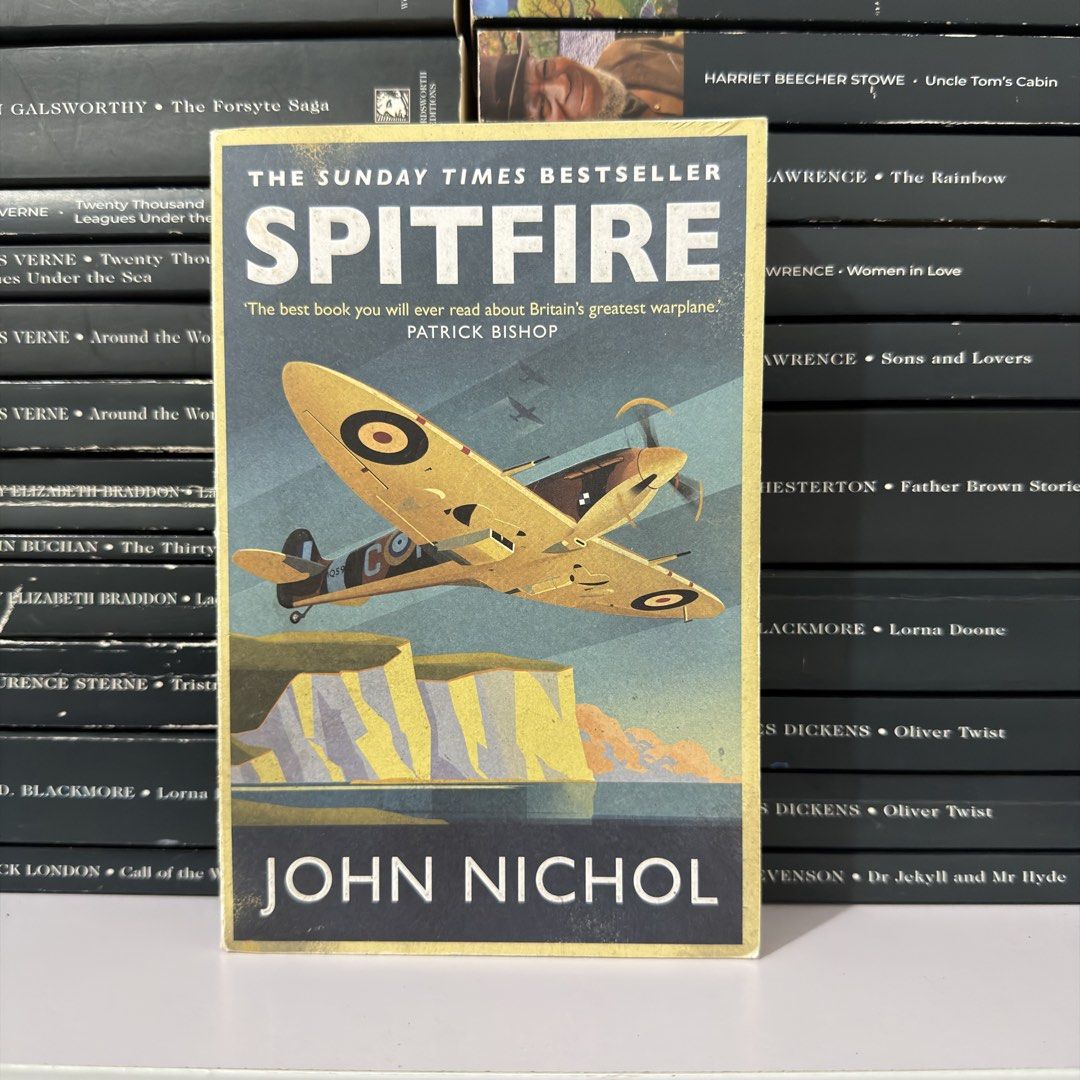 Spitfire by John Nichol (Category: Storybooks) located in Lingayen. Submitted by readwjane (Listing ID 1469472825, Image 1). Description: - Title & Author: Spitfire by John Nichol - Format: Paperback - Highlights: Sunday Times bestseller featuring Britain's famous warplane - Perfect for: Aviation history enthusiasts and readers.