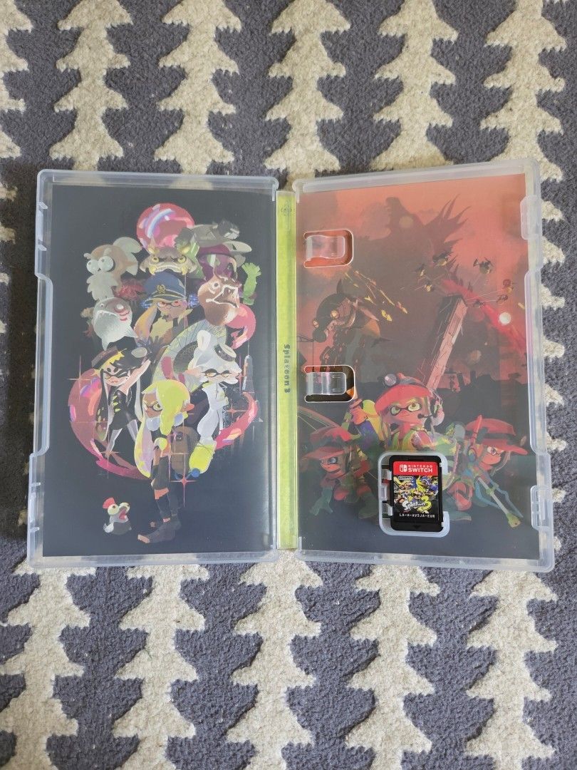 Splatoon 3 (Nintendo Switch Game) (Category: Nintendo) located in Pasig City. Submitted by z.hoomanoid (Listing ID 1469539091, Image 2). Description: 🖲 Selling Nintendo Switch 𝗦𝗽𝗹𝗮𝘁𝗼𝗼𝗻 𝟯 𝗳𝗼𝗿 ₽𝟭,𝟱𝟬𝟬 (𝘧𝘪𝘹𝘦𝘥 𝘱𝘳𝘪𝘤𝘦 𝘯𝘢 𝘱𝘰, 𝘯𝘰 𝘓𝘗) ⚠️ PICKUP ONLY (𝘯𝘰𝘵 𝘢𝘷𝘢𝘪𝘭𝘢𝘣𝘭𝘦 𝘧𝘰𝘳 𝘮𝘦𝘦𝘵𝘶𝘱, 𝘭𝘢𝘨𝘪𝘯𝘨 𝘯𝘢𝘴𝘢 𝘖𝘴𝘱𝘪𝘵𝘢𝘭) RFS: Need funds for meds/hospitalisation 🗺📍: Makati/Taguig (East Rembo) 📦 Can do Lalam