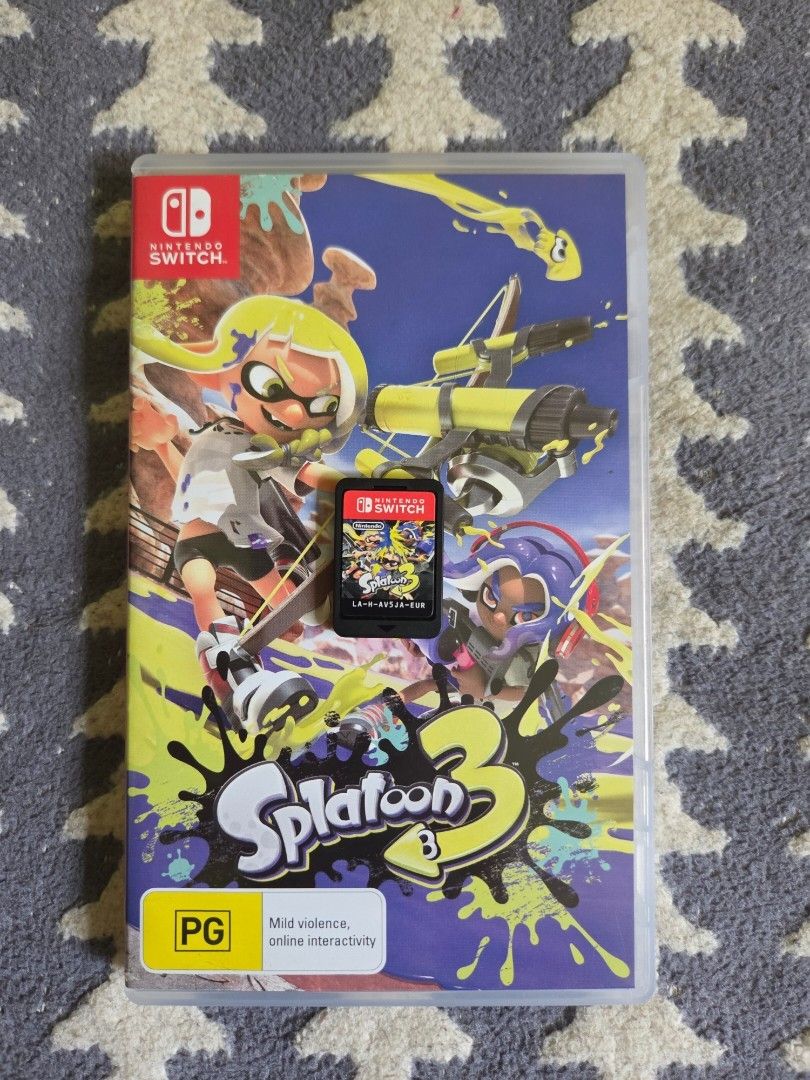 Splatoon 3 (Nintendo Switch Game) (Category: Nintendo) located in Pasig City. Submitted by z.hoomanoid (Listing ID 1469539091, Image 1). Description: 🖲 Selling Nintendo Switch 𝗦𝗽𝗹𝗮𝘁𝗼𝗼𝗻 𝟯 𝗳𝗼𝗿 ₽𝟭,𝟱𝟬𝟬 (𝘧𝘪𝘹𝘦𝘥 𝘱𝘳𝘪𝘤𝘦 𝘯𝘢 𝘱𝘰, 𝘯𝘰 𝘓𝘗) ⚠️ PICKUP ONLY (𝘯𝘰𝘵 𝘢𝘷𝘢𝘪𝘭𝘢𝘣𝘭𝘦 𝘧𝘰𝘳 𝘮𝘦𝘦𝘵𝘶𝘱, 𝘭𝘢𝘨𝘪𝘯𝘨 𝘯𝘢𝘴𝘢 𝘖𝘴𝘱𝘪𝘵𝘢𝘭) RFS: Need funds for meds/hospitalisation 🗺📍: Makati/Taguig (East Rembo) 📦 Can do Lalam