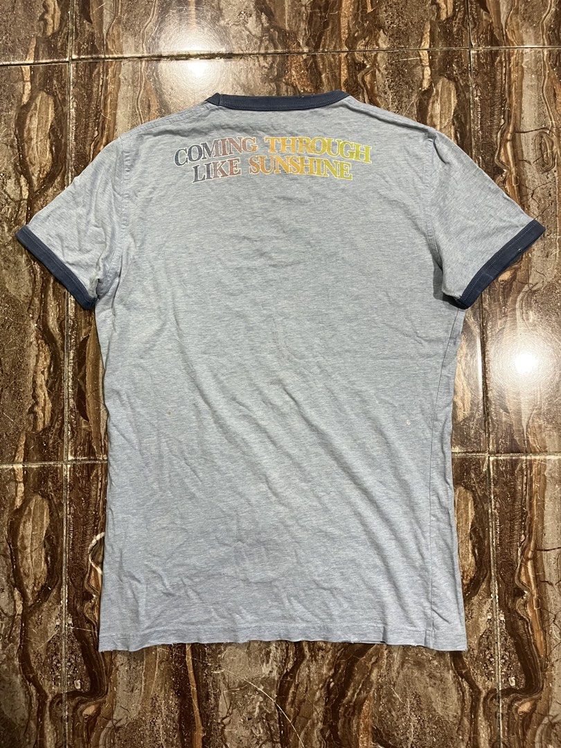 SS2007 DSQUARED TRIBAL POEM RINGER TEE (Category: Luxury Apparel) located in Cagayan de Oro. Submitted by middlesosa (Listing ID 1469494347, Image 2). Description: SS2007 DSQUARED TRIBAL POEM RINGER TEE SIZE MEDIUM FITTINGS WIDTH - 18.5 inches LENGTH - 26 inches MADE IN ITALY MISSING MAIN TAG 3500 php.