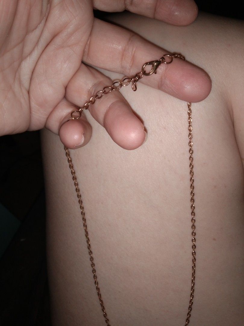 Stick design gold non tarnish necklace (Category: Necklaces) located in Quezon City. Submitted by eidorableshop (Listing ID 1469512382, Image 2). Description: .