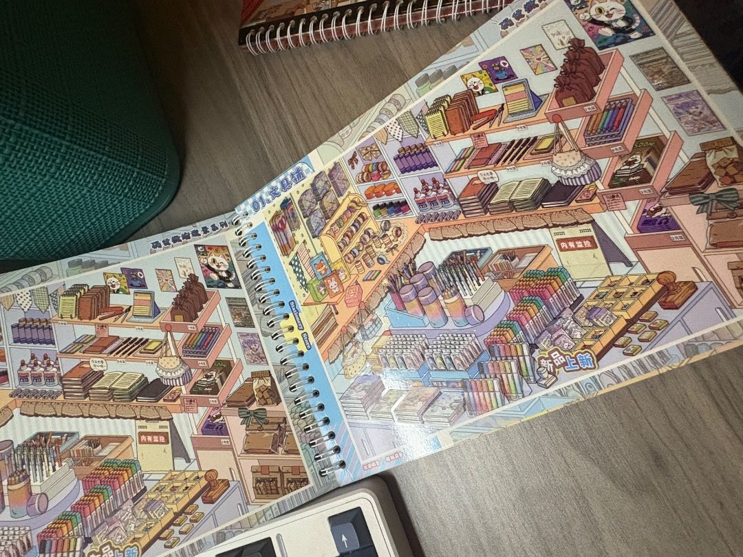 Sticker Book Miniature Scene Notebook (Category: Stationery & School Supplies) located in Quezon City. Submitted by matchaela16 (Listing ID 1469510784, Image 2). Description: Sticker books set for sale!! 19/22 scenes still available ₱600 for the set Loc: QC Mod: Jnt/Lalamove.