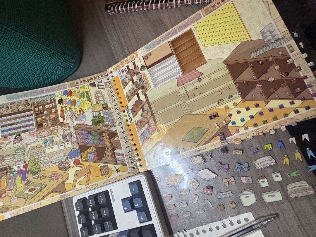 Sticker Book Miniature Scene Notebook (Category: Stationery & School Supplies) located in Quezon City. Submitted by matchaela16 (Listing ID 1469510784, Image 3). Description: Sticker books set for sale!! 19/22 scenes still available ₱600 for the set Loc: QC Mod: Jnt/Lalamove.