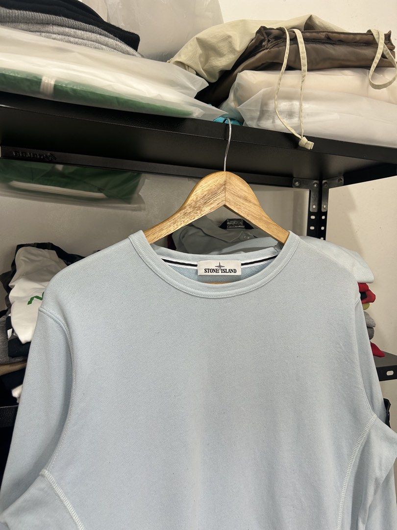 Stone island crewneck (Category: Tshirts & Polo Shirts ) located in Cavite. Submitted by arvinroderos (Listing ID 1469431012, Image 2). Description: Stone island crewneck 23x29 need wash minor stain 650.