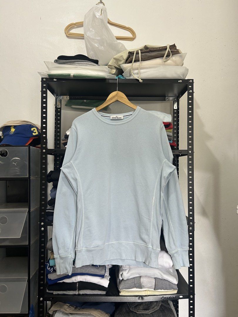 Stone island crewneck (Category: Tshirts & Polo Shirts ) located in Cavite. Submitted by arvinroderos (Listing ID 1469431012, Image 1). Description: Stone island crewneck 23x29 need wash minor stain 650.