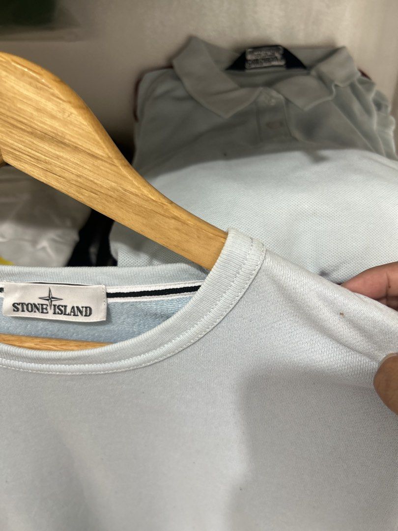 Stone island crewneck (Category: Tshirts & Polo Shirts ) located in Cavite. Submitted by arvinroderos (Listing ID 1469431012, Image 3). Description: Stone island crewneck 23x29 need wash minor stain 650.