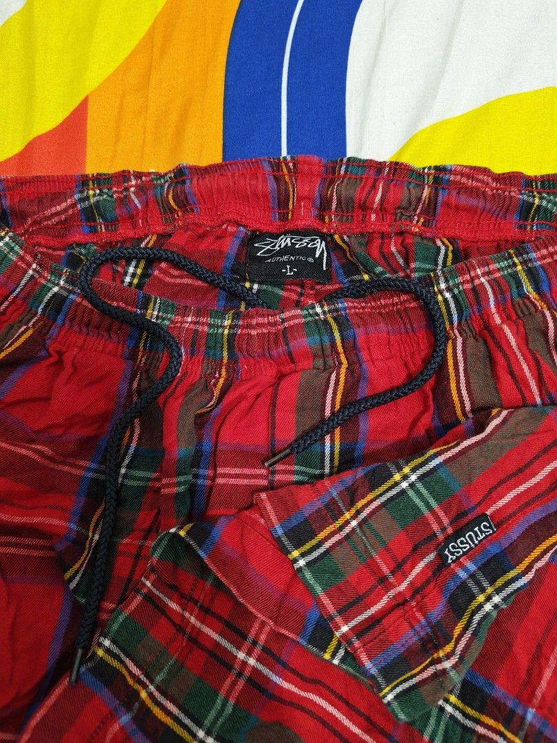STUSSY PLAID SHORT (Category: Shorts) located in Pili. Submitted by janrypalmerodelima (Listing ID 1469549542, Image 3). Description: STUSSY PLAID SHORT DIMES: W 28-35 L 22 LO 12 CONDITION: EXCELLENT COLOR RATE: 10/10 ISSUE: NONE.