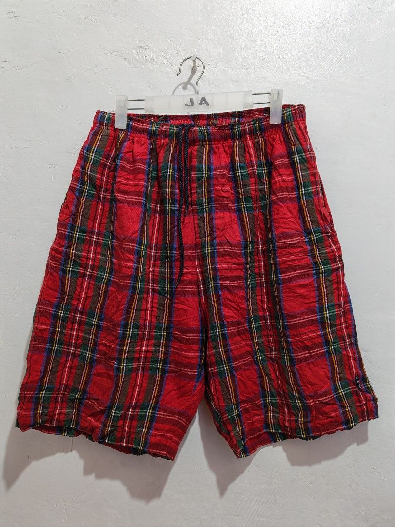 STUSSY PLAID SHORT (Category: Shorts) located in Pili. Submitted by janrypalmerodelima (Listing ID 1469549542, Image 1). Description: STUSSY PLAID SHORT DIMES: W 28-35 L 22 LO 12 CONDITION: EXCELLENT COLOR RATE: 10/10 ISSUE: NONE.
