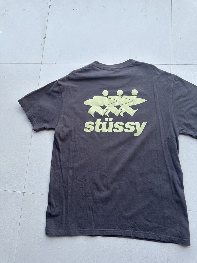 Stussy Surfwalk Pigment Dyed Tee (Category: Tshirts & Polo Shirts ) located in Angeles City. Submitted by royal_vintage_thriftshop (Listing ID 1469434634, Image 2). Description: No issue Chest 22, Length 26.