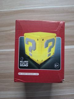 Super Mario Question Mark Block Speaker Item Box, Toys & Collectibles ...