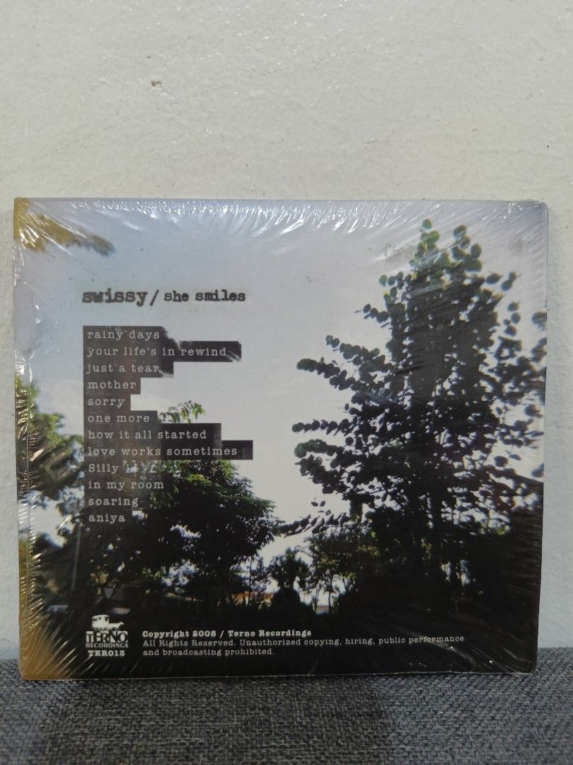 Swissy - She Smiles (Category: CDs & DVDs) located in Cavite. Submitted by bodega_ni_kiks11 (Listing ID 1469416533, Image 2). Description: .