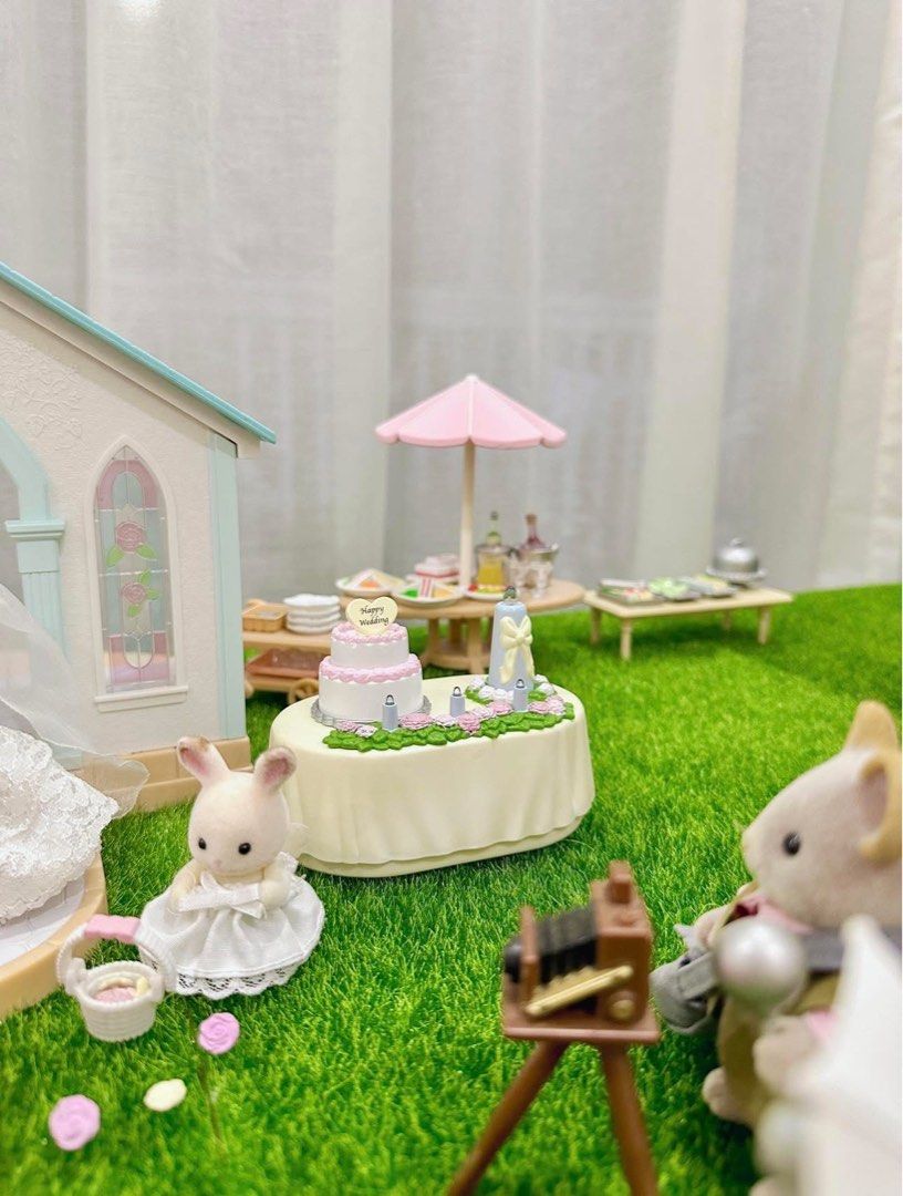 Sylvanian Families Wedding Chapel Set (Category: Kids Toys) located in Subic. Submitted by ddeclutter.my.house (Listing ID 1469260670, Image 2). Description: All included in the first photo but the wedding chapel and its accessories are replaced with the new version. Please see the second photo for the new version. .