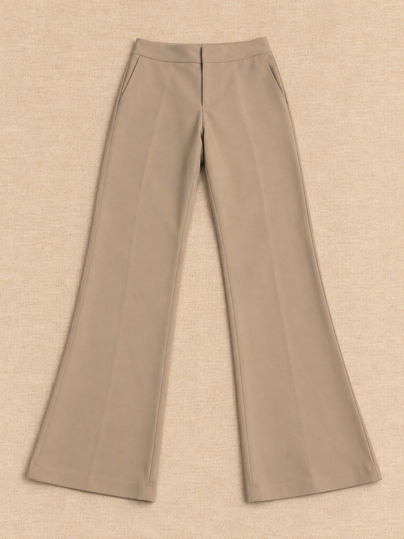 Taupe Wide-Leg Slacks (Category: Other Bottoms) located in Manila. Submitted by lexiandco.ph (Listing ID 1469401520, Image 1). Description: .