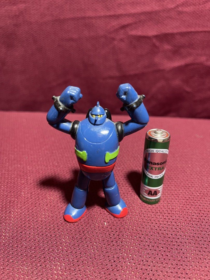 Tetsujin 28-go Blue Robot Action Figure (Category: Figurines & Statues) located in Manila. Submitted by dstrangerthings (Listing ID 1469542972, Image 2). Description: - Vintage blue robot collectible with green and red chest details - Perfect addition for anime fans and retro toy displays.
