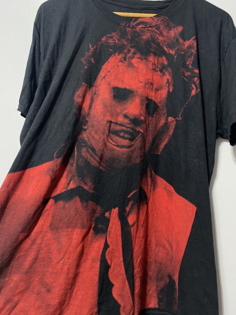 Texas Chainsaw Massacre Leather Face (Category: Tshirts & Polo Shirts ) located in Dumaguete. Submitted by hippiyippe (Listing ID 1469549305, Image 3). Description: Dimes 24 by 28.
