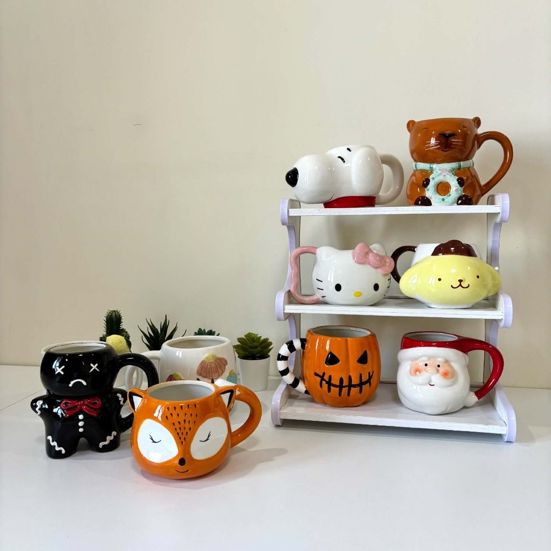 The Chubby Cup Corner - 3D Cute Ceramic Mugs (Category: Coffee & Tea Tableware) located in Paranaque City. Submitted by chloeysabelperez-gonzalez (Listing ID 1469525072, Image 2). Description: Looking for a perfect display, an addition to your collection, or a gift for someone? Our first collection has dropped! Price starts @ ₱99 🥰 Follow our page so you don't miss these cuties! ✨ 📍 Based in Manila 📦 Nationwide shipping via J&T 🚀 Same-day del