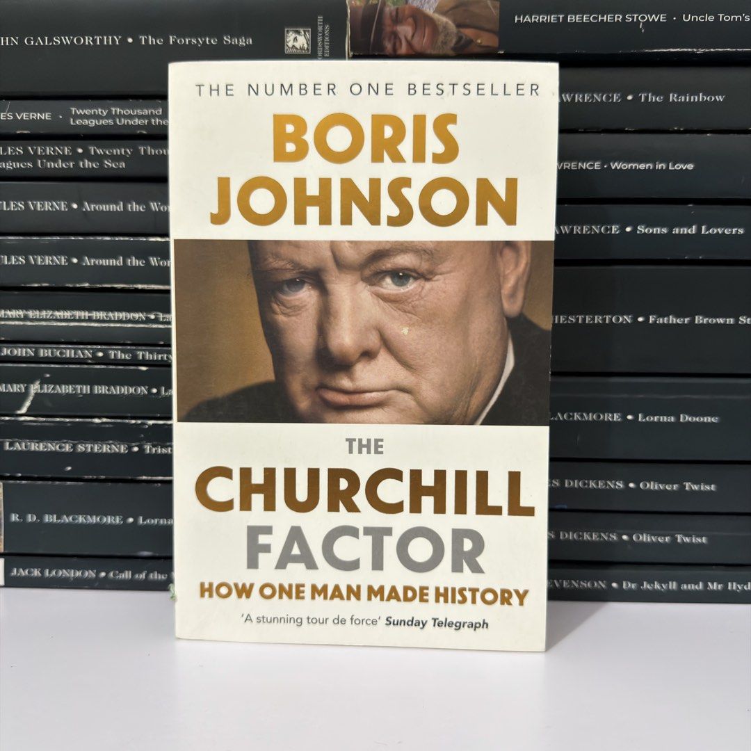The Churchill Factor by Boris Johnson Paperback (Category: Storybooks) located in Lingayen. Submitted by readwjane (Listing ID 1469482315, Image 1). Description: - Title: The Churchill Factor - Author: Boris Johnson - Format: Paperback - Condition: Good (clean pages, sturdy spine) - Perfect for: History fans and biography lovers.