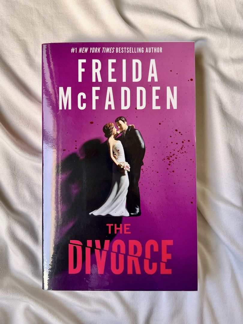 The Divorce by Freida McFadden (Category: Storybooks) located in Manila. Submitted by celestialchapterph (Listing ID 1469548521, Image 1). Description: good reads rating: 3.8 genre: psychological thriller condition: excellent condition synopsis: a psychological thriller about Naomi Roth, whose seemingly perfect suburban life shatters when her wealthy husband, Jeremy, suddenly kicks her out, drains their bank accounts, and leaves her for a younger