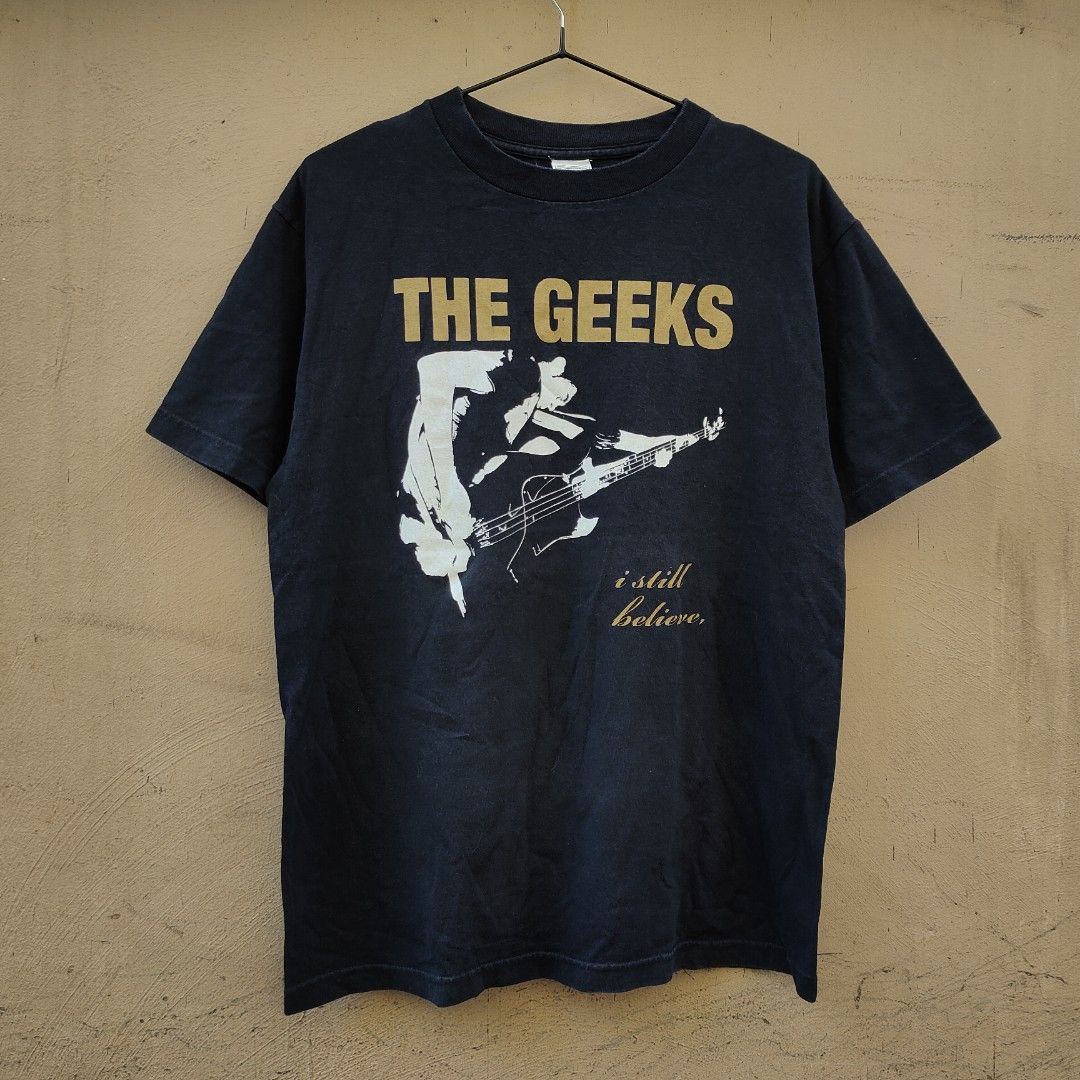 The Geeks Band Tee (Category: Tshirts & Polo Shirts ) located in Quezon City. Submitted by stashbyharun (Listing ID 1469462882, Image 1). Description: band shirt hardcore metal punk official merchandise .