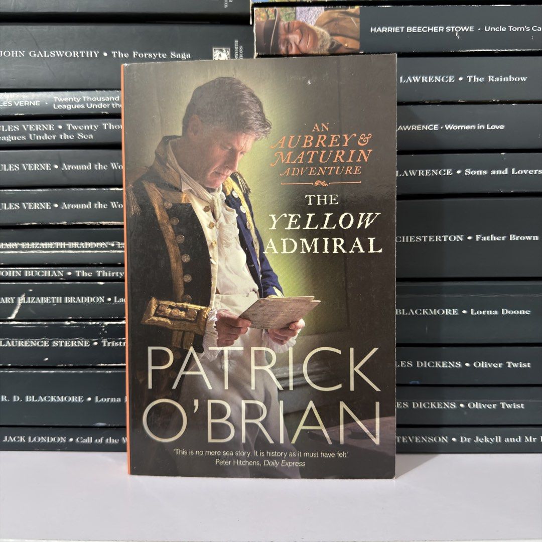 The Yellow Admiral by Patrick O'Brian (Category: Storybooks) located in Lingayen. Submitted by readwjane (Listing ID 1469467021, Image 1). Description: - Title: The Yellow Admiral (Aubrey and Maturin Series) - Author: Patrick O'Brian - Genre: Historical naval fiction / Napoleonic Wars - Format: Standard paperback - Condition: Clean and readable pages - Perfect addition to any book collection.