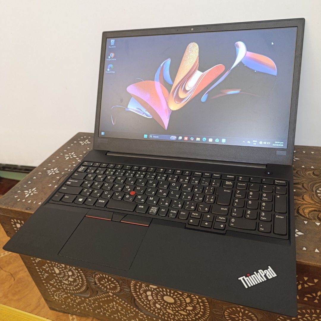 ThinkPad E595 Ryzen 5 Laptop with Bag and Charger (Category: Laptops & Notebooks) located in Muntinlupa City. Submitted by mistakyle (Listing ID 1469537196, Image 1). Description: - Model: Lenovo ThinkPad E595 - Processor: AMD Ryzen 5 3500U - Graphics: Radeon Vega 8 Graphics - Memory: 8GB RAM - Storage: 238GB Storage - OS: Windows 11 installed - Battery Health: Healthy (Only 151 cycle counts) - Inclusions: Original charger and black laptop carryi